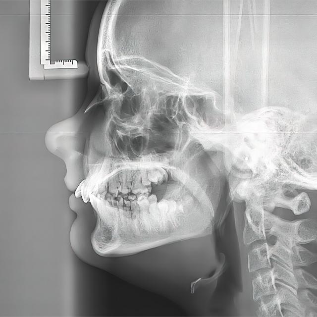 颅骨的x光片